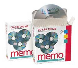 20 Memo CD-R 700MB (Kartonnenbox)