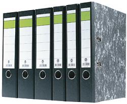 Greenline ordner 8 cm grijs