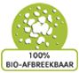 Keurmerk: 100% Bio afbreekbaar