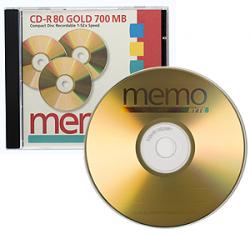 Memo CD-R Gold in Jewelcase