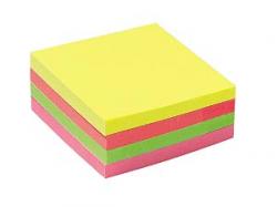 Memo notes zelfklevend neon 75x75